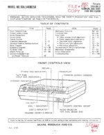 SEARS 934.54800250 OEM Service