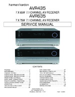 Harman Kardon AVR635 OEM Service