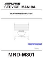 Alpine MRD-M301 OEM Service