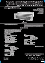 SONY CDX1300 OEM Service