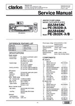 Clarion PE-2632B-A OEM Service