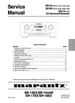 Marantz SR18A OEM Service