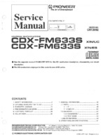 PIONEER CDXFM633S OEM Service