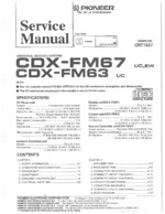 PIONEER CDXFM63 OEM Service