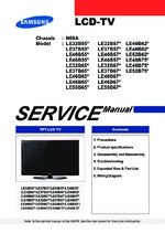 Samsung LE32B579A5SXZG Service Guide