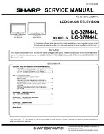 Sharp LC37M44L OEM Service