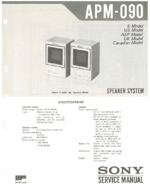 SONY APM-090 OEM Service