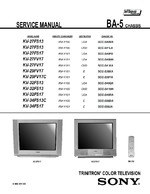 Sony KV29FS17 OEM Service