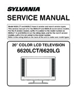 Sylvania 6620LG OEM Service