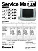 Panasonic TC29KL04A OEM Service