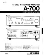 YAMAHA A700 OEM Service