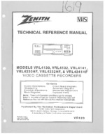 ZENITH VRL4141 OEM Service