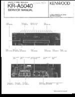 KENWOOD KRA5040 OEM Service